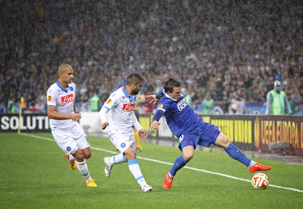 UEFA Europa League jogo semifinal Dnipro vs Napoli — Fotografia de Stock