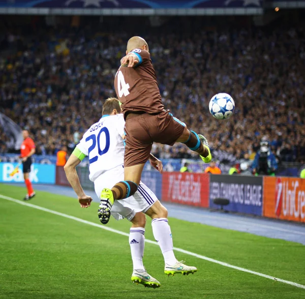 UEFA Champions League game Dynamo Kyiv vs Porto — Stok fotoğraf