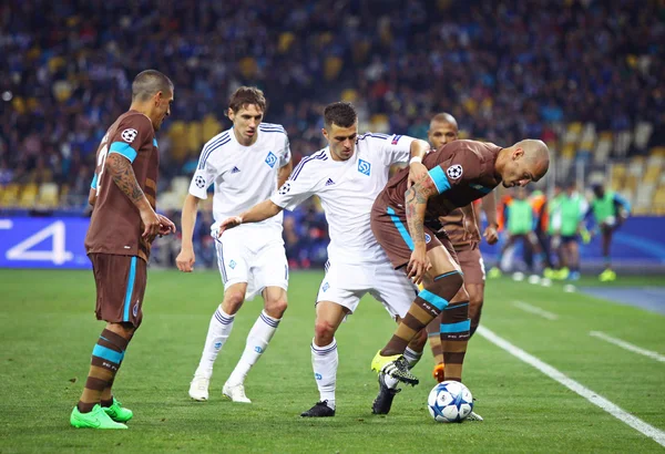 UEFA Champions League game Dynamo Kyiv vs Porto — Stock Photo, Image