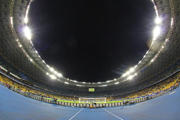 Panoramic view of NSC Olimpiyskyi stadium in Kyiv — стокове фото