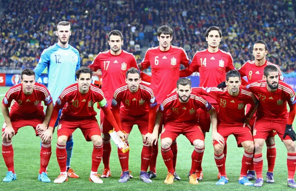 Spain National football team — 图库照片