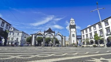 Portas da Cidade (Şehir Kapıları), Ponta Delgada şehir, Azores adaları, Portekiz