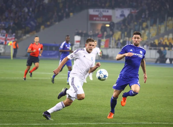 UEFA Champions League game FC Dynamo Kyiv vs Chelsea — Zdjęcie stockowe