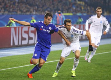 UEFA Champions League game FC Dynamo Kyiv vs Chelsea
