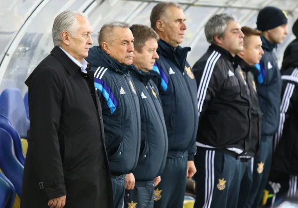 Head coach of Ukraine National football team Mykhailo Fomenko an — Stockfoto