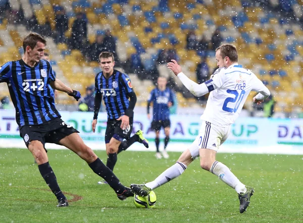 Ukraińska Premier Liga piłki nożnej gry Dynamo Kijów vs Fc Chor — Zdjęcie stockowe