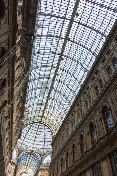 Galleria Umberto I, lojas públicas e galeria de arte em Nápoles, I — Fotografia de Stock