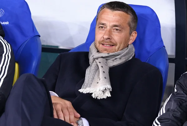 Maccabi Tel-Aviv manager Slavisa Jokanovic — Fotografia de Stock