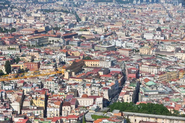 Daken van de oude stad Napels, Italië — Stockfoto