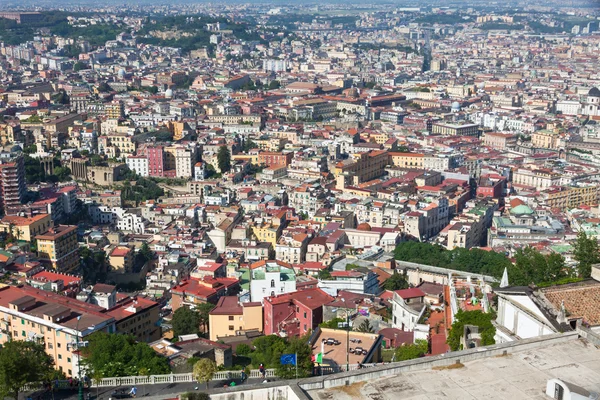 Daken van de oude stad Napels, Italië — Stockfoto