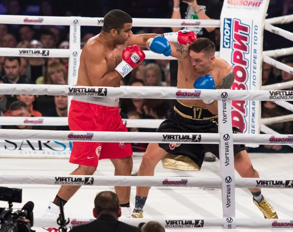 Wbo InterContinental Title Oleksandr Usyk vs Pedro için mücadele — Stok fotoğraf