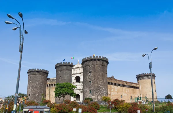 Mittelalterliche burg von maschio angioino oder castel nuovo in neapel, i — Stockfoto