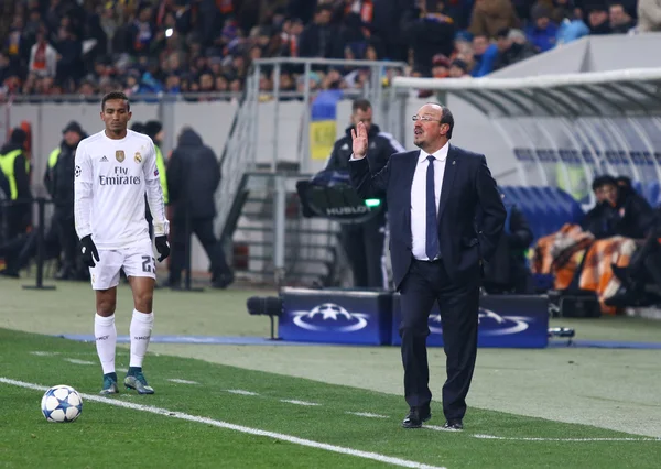 Реальні Мадриді тренер Rafael Бенітес — стокове фото