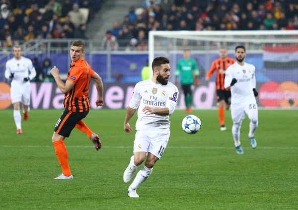 Liga mistrů UEFA hře Šachtar vs Real Madrid — Stock fotografie