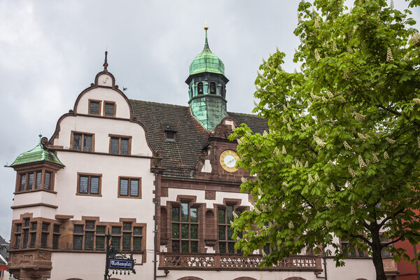 Old Town Hall (Altes Rathaus) in Freiburg im Breisgau city, Baden-Wurttemberg state, Germany