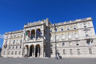 Hükümet Binası İtalya Birlik Meydanı, Trieste, İtalya
