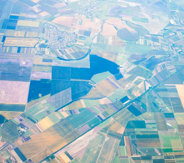 Campos de visión aérea —  Fotos de Stock