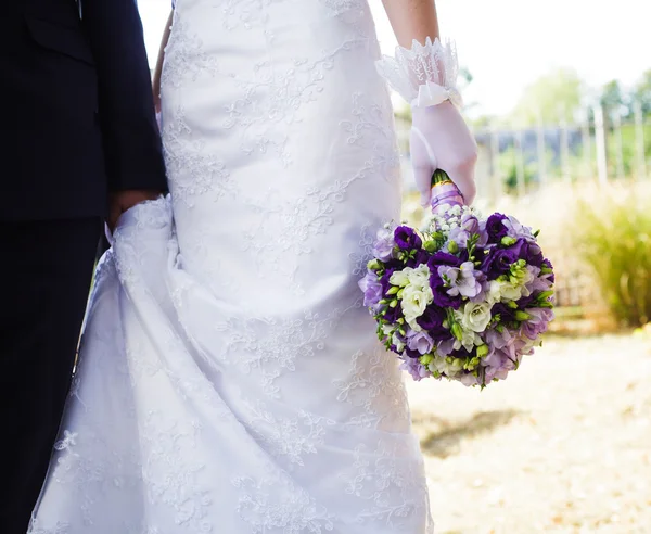 Belo buquê de casamento — Fotografia de Stock