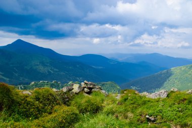 Karpat montains görünümü