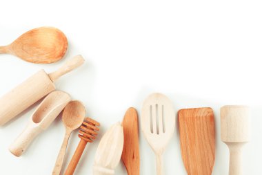 The Wooden utensils clipart