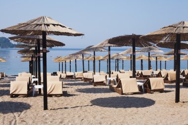 budva, Karadağ'Beach