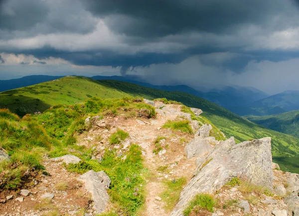 Sturm in den Bergen — Stockfoto