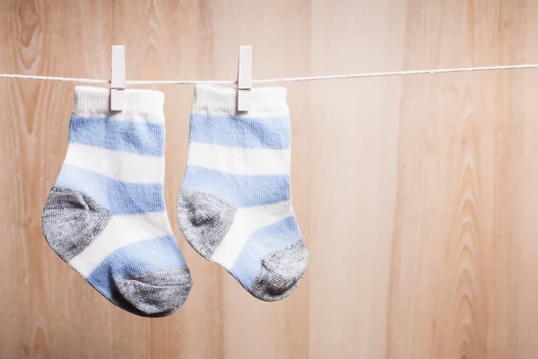 Baby boy socks — Stock Photo, Image