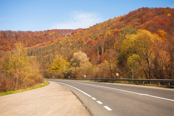 Sonbahar yol — Stok fotoğraf