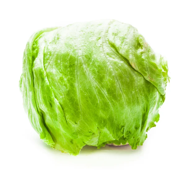 Lechuga fresca de iceberg verde — Foto de Stock