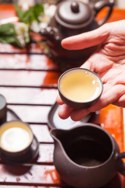 Çin çay töreni.