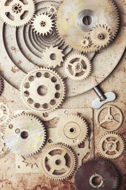Steampunk arka plan