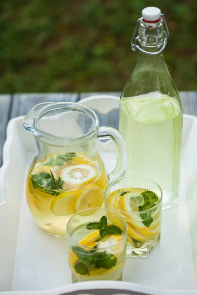 Lemonade in the jug — Stock Photo, Image