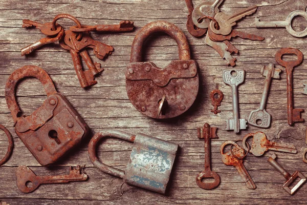 旧钥匙 — 图库照片