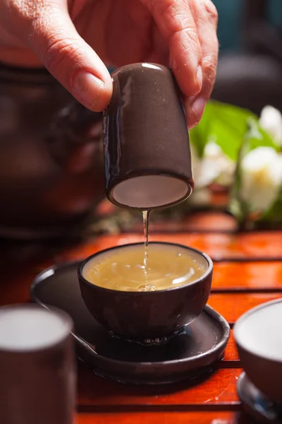 Cérémonie du thé chinois — Photo
