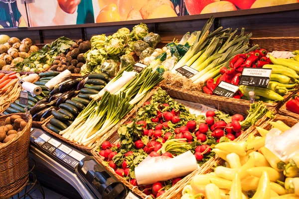 Na rynku warzyw — Zdjęcie stockowe