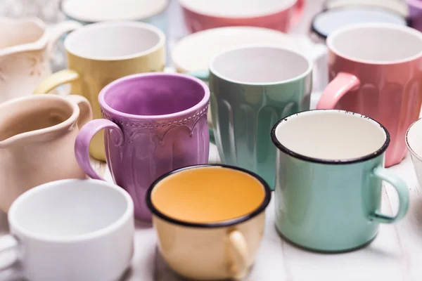 The assorted cups — Stock Photo, Image