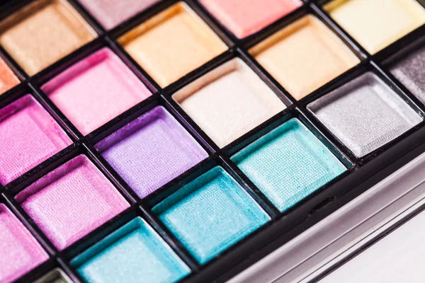 Bright eyeshadow palette — Stock Photo, Image