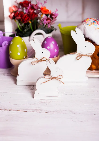 Decorazione coniglietto di Pasqua — Foto Stock