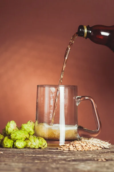 Glas Bier — Stockfoto