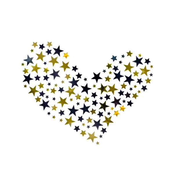 Star shape mockup for greeting card design — Stock Photo, Image