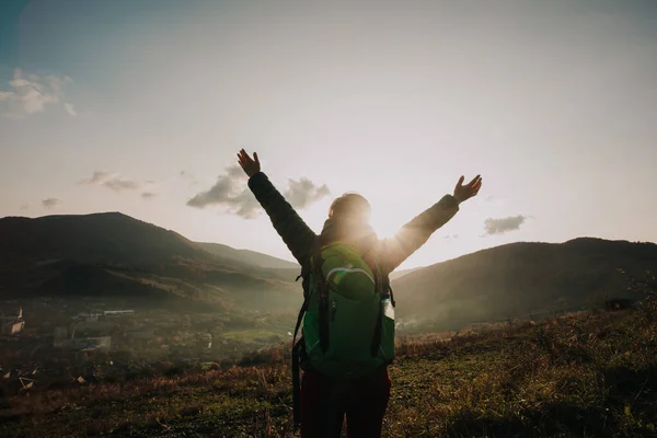 El mejor momento de felicidad y reconexión con la naturaleza —  Fotos de Stock