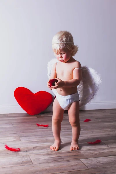 Traje de Cupido recién nacido/Cupido bebé de ganchillo/Día de San Valentín/ Traje de corazón de bebé -  México