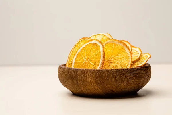 Orange dried fruits heap on the table — Stock Photo, Image