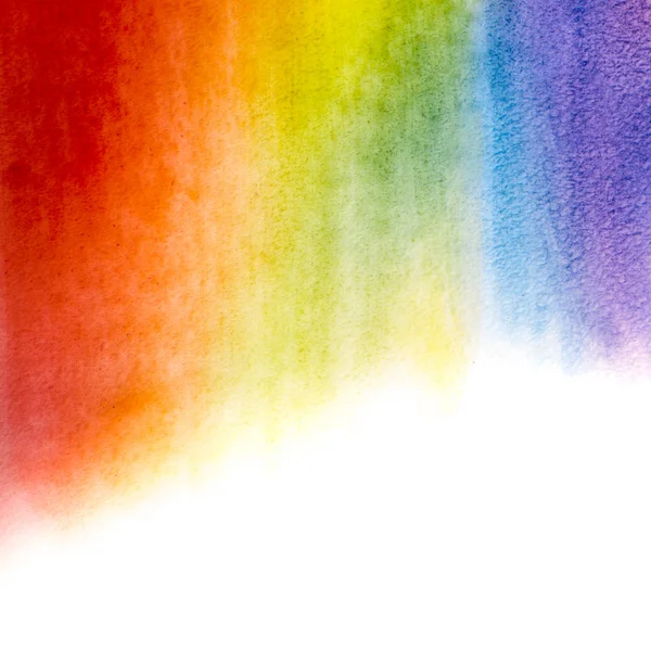 Watercolor rainbow background — Stock Photo, Image