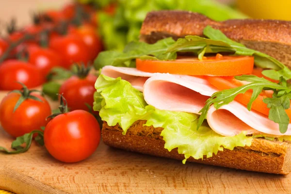 Wholegrain sandwich — Stock Photo, Image