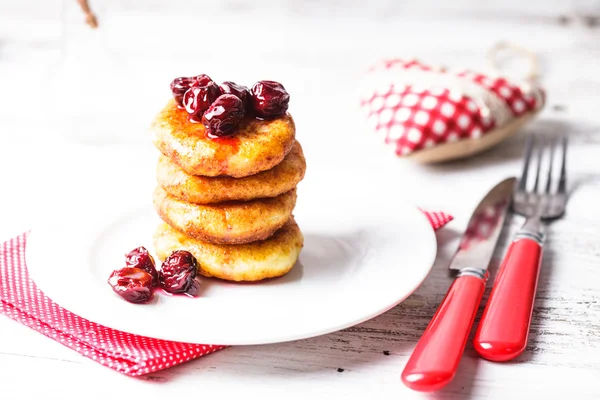 Cheese pancakes — Stock Photo, Image