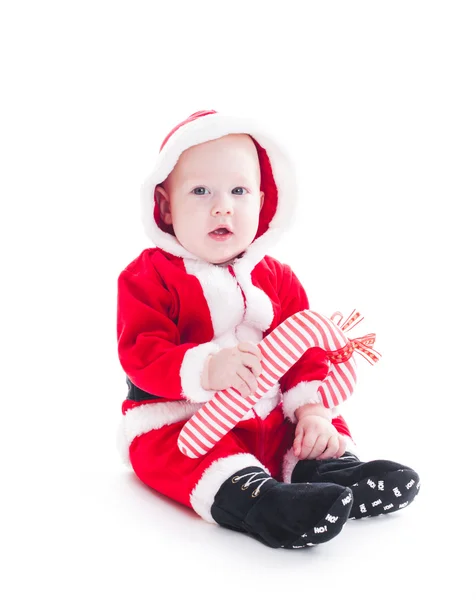 Santa pojke — Stockfoto