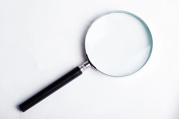 Magnifier on white — Stock Photo, Image