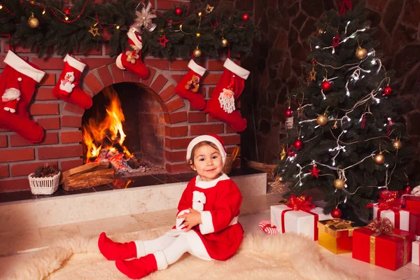 Chimenea de Navidad — Foto de Stock