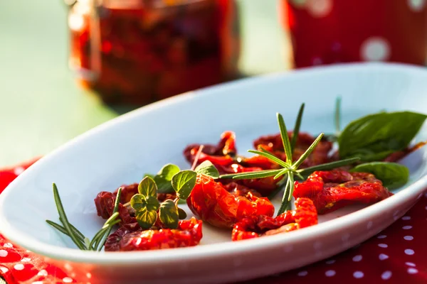 Sun dried tomatoes — Stock Photo, Image